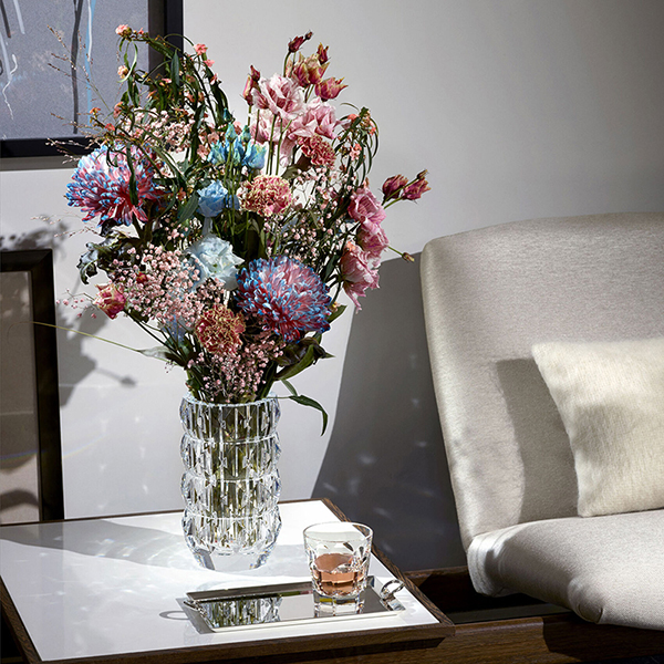 Baccarat Louxor Clear Round Vase
